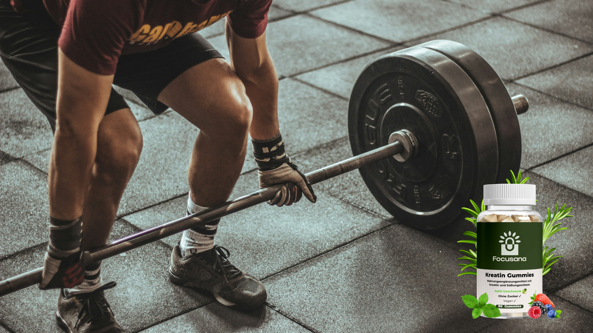 Focusana Kreatin Gummies helfen dir zu mehr Energie im Training