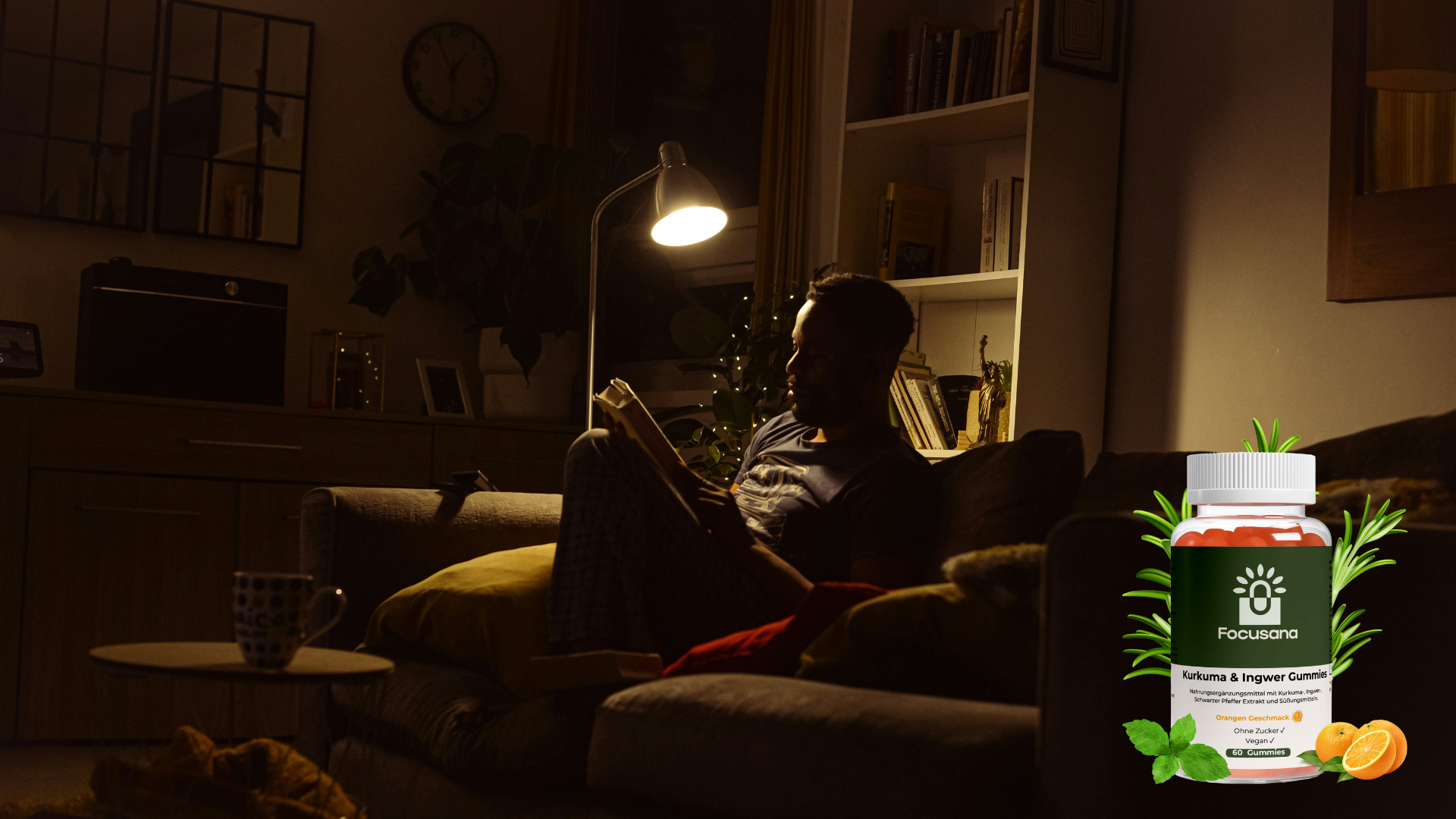 Kurkuma und Ingwer als Entspannungsroutine am Abend um zur Ruhe zu kommen