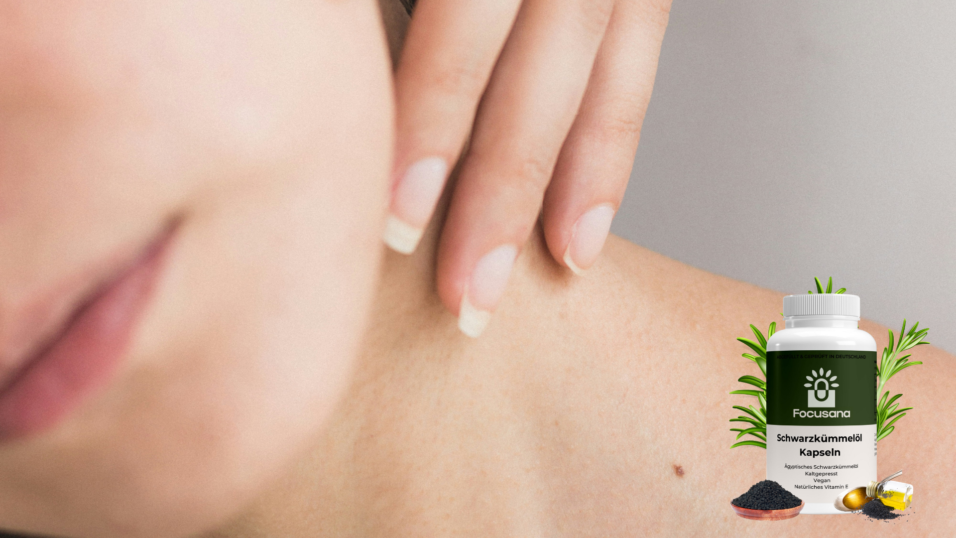 Vitamin E hat eine antioxidative Wirkund und hilft Haut, Haare und Immunsystem