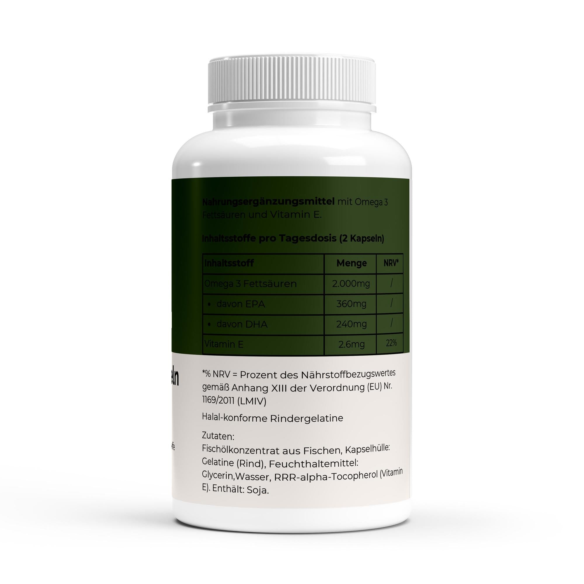 Omega 3 (Halal Gelatine) - 140 Softgels EPA & DHA
