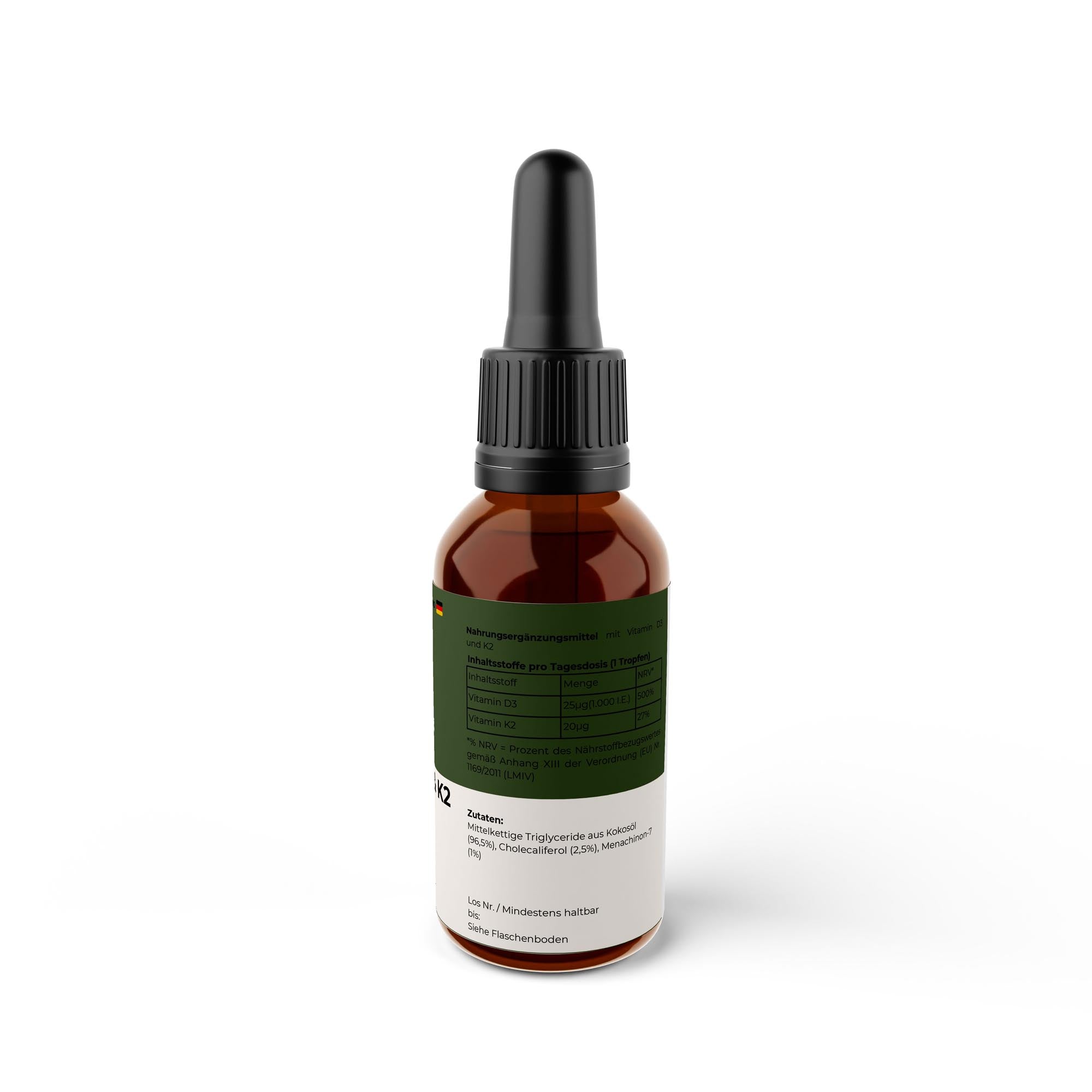 Vitamin D3 + K2 - 1.700 Tropfen (1.000 I.E.) - 50ml