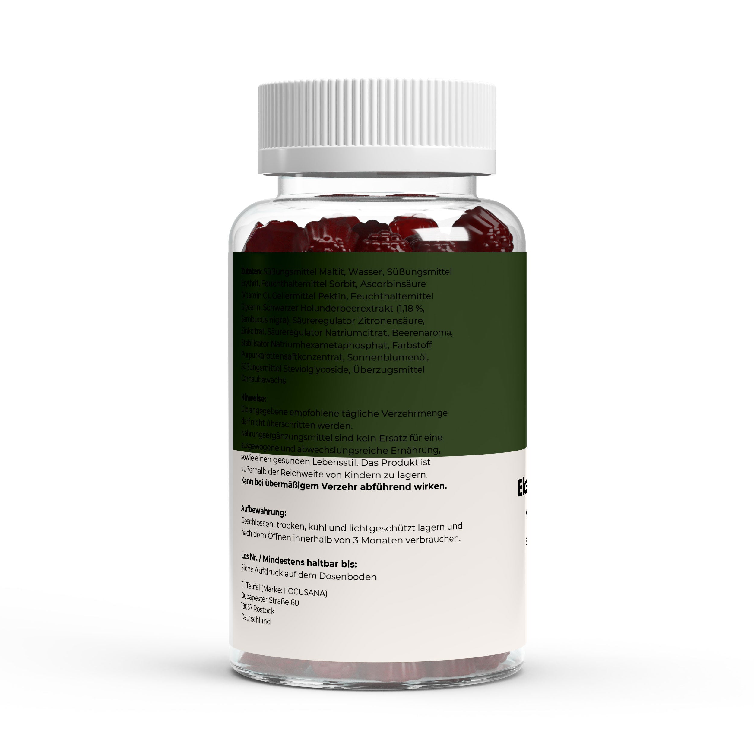 Elderberry + Vitamin C + Zink Gummies - 60 Stk.