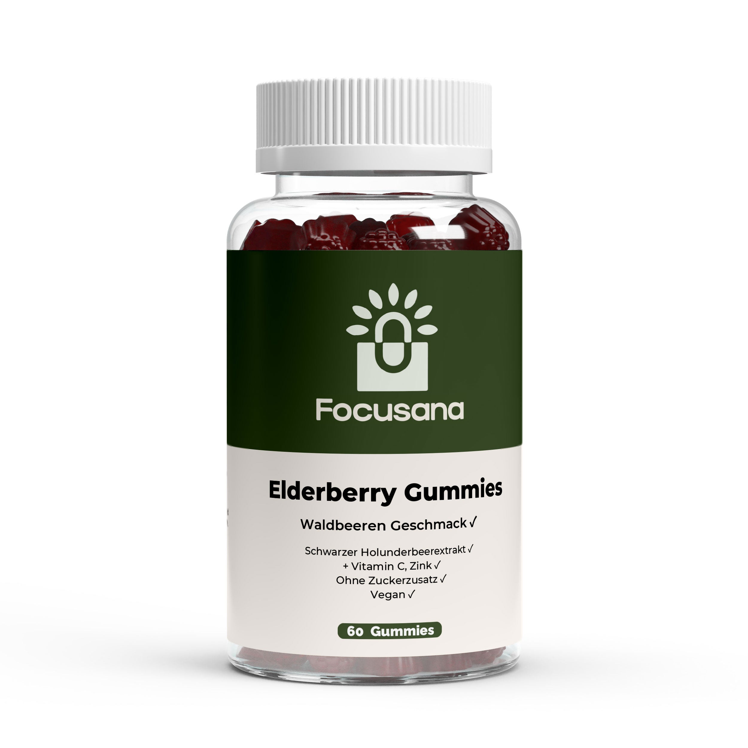 Elderberry + Vitamin C + Zink Gummies - 60 Stk.