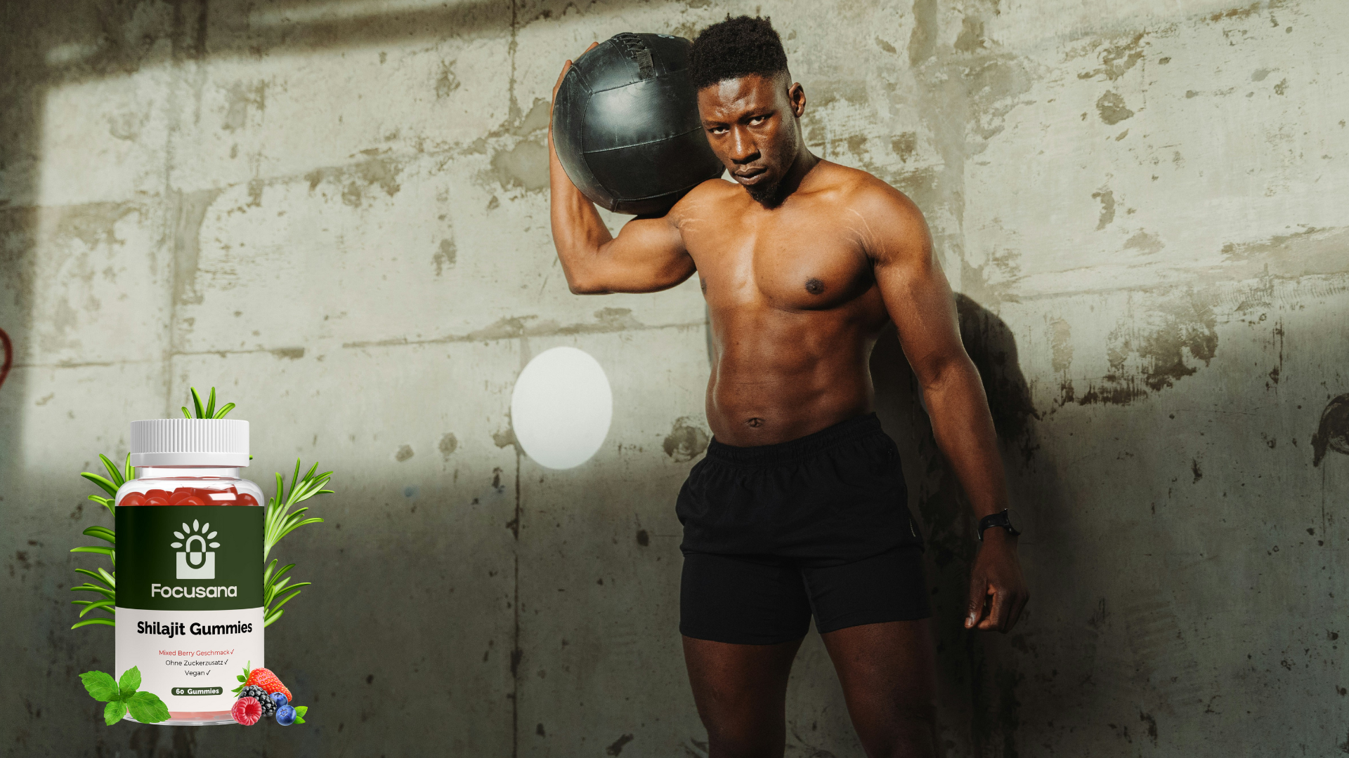 Hormone eines durchtrainierten Mannes im Einklang mit Shilajit, auch bei Männern genau wie bei Frauen