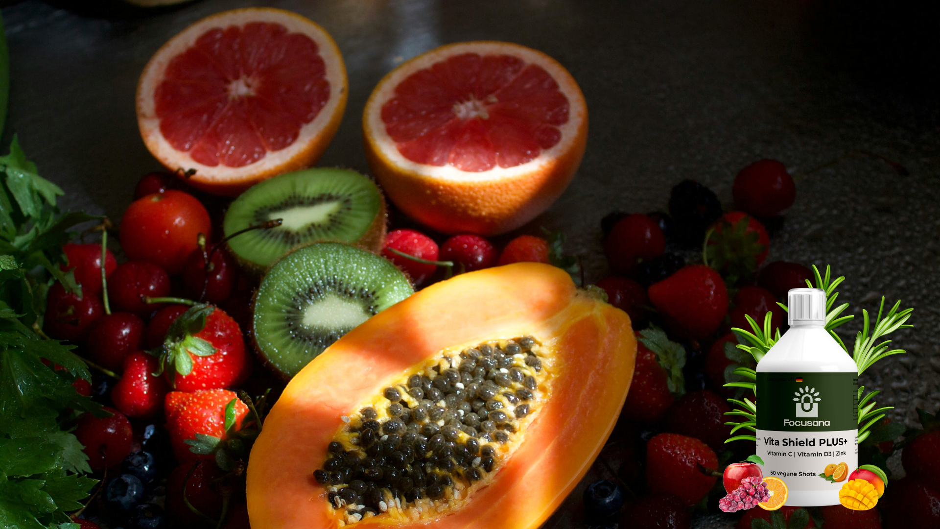 Früchte zur Stärkung der Abwehrkräfte, besonders in der Erkältungszeit